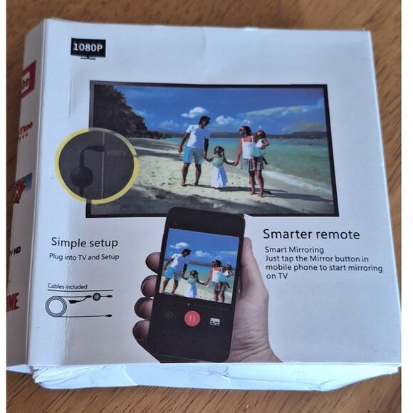 NEW! Wireless Display Tv Mirroring Device for Airplay and Miracast Streaming - Picture 4 of 5
